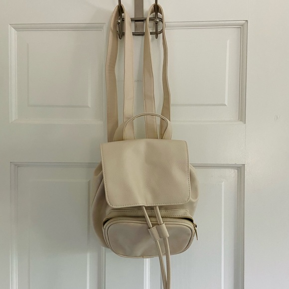 Cream Small Backpack - Picture 1 of 3